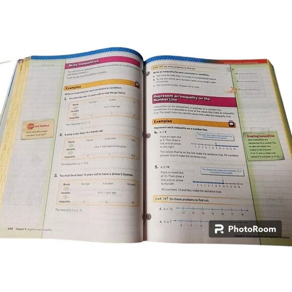 Texas TEKS Math Course 1 Volume 2 Unknown Binding – January 1, 2015 - Picture 5 of 5